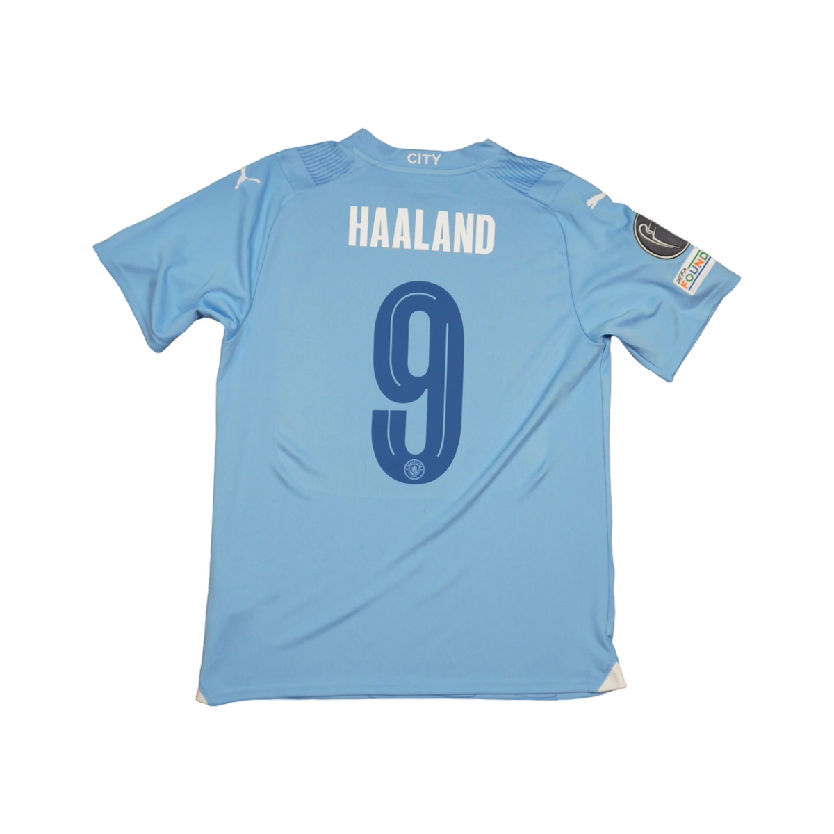 2023/2024 Manchester City Hjemme Haaland Fotballdrakt – (M) 9/10