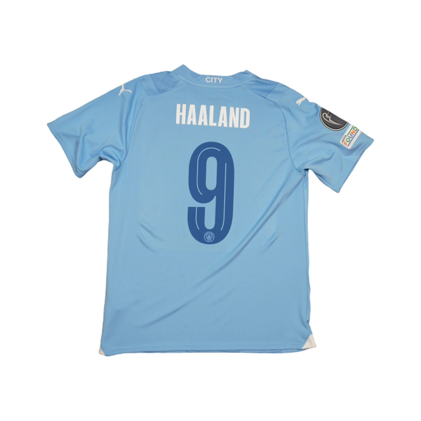 2023/2024 Manchester City Hjemme Haaland Fotballdrakt – (M) 9/10