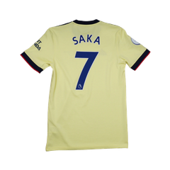 2021/2022 Arsenal Borte Saka Fotballdrakt – (S) 8/10
