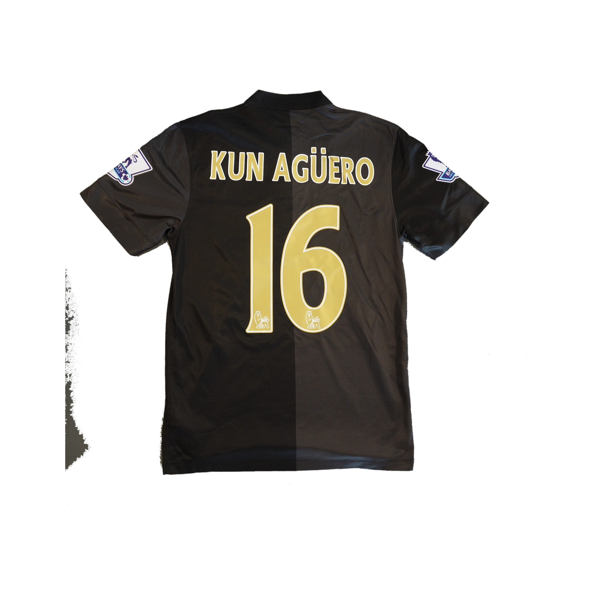 2013/2014 Manchester City Borte Kun Aguero Fotballdrakt – (S) 7/10