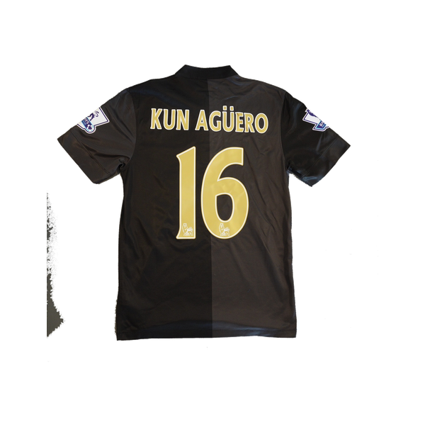2013/2014 Manchester City Borte Kun Aguero Fotballdrakt – (S) 7/10