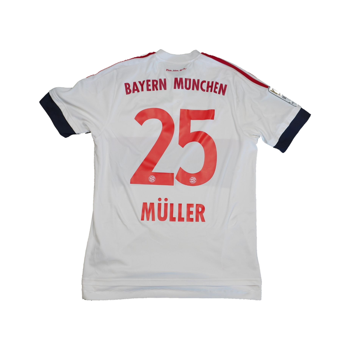 2015/2016 Bayern Munich Borte Mu er Fotballdrakt – (M) 8/10