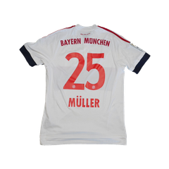 2015/2016 Bayern Munich Borte Mu er Fotballdrakt – (M) 8/10