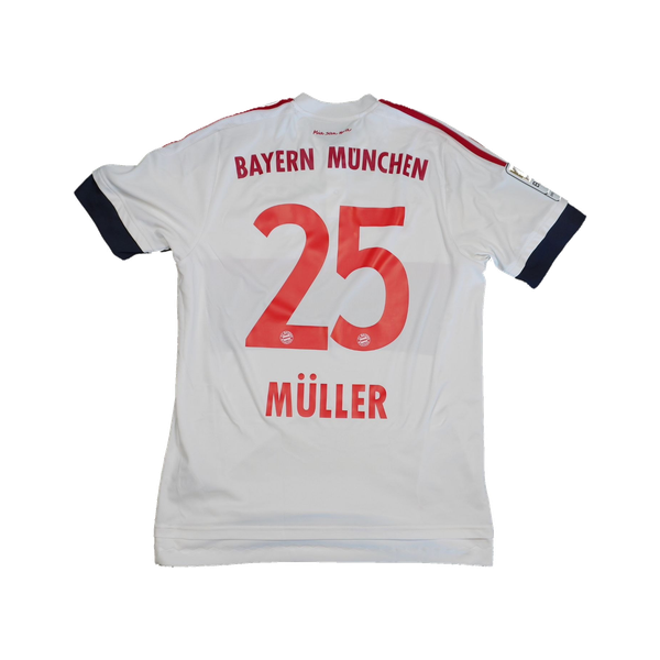 2015/2016 Bayern Munich Borte Mu er Fotballdrakt – (M) 8/10