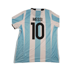 2016/2017 Argentina Hjemme Messi Fotballdrakt – (XXL) 8/10