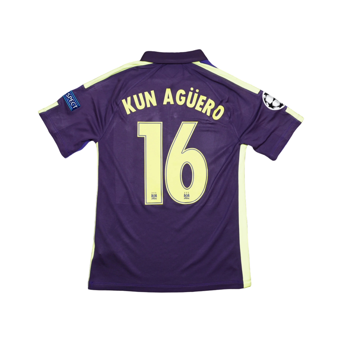 2014/2015 Manchester City Tredje Aguero Fotballdrakt – (S) 8/10