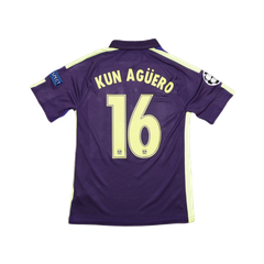 2014/2015 Manchester City Tredje Aguero Fotballdrakt – (S) 8/10