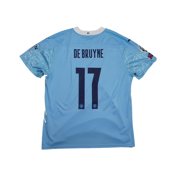 2020/2021 Manchester City Hjemme De Bruyne Fotballdrakt – (XL) 8/10