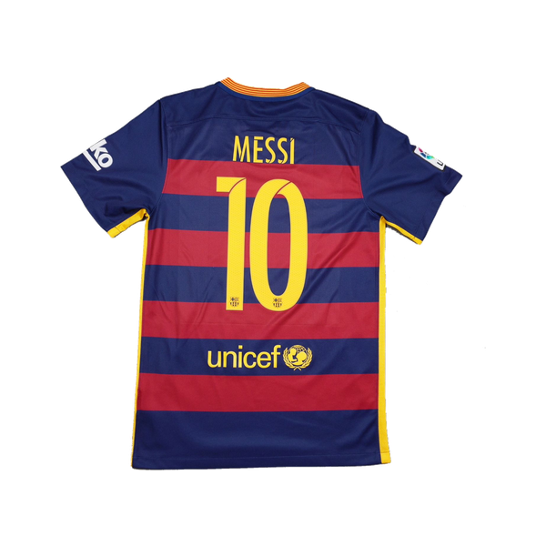 2015/2016 Barcelona Hjemme Messi Fotballdrakt – (S) 8/10