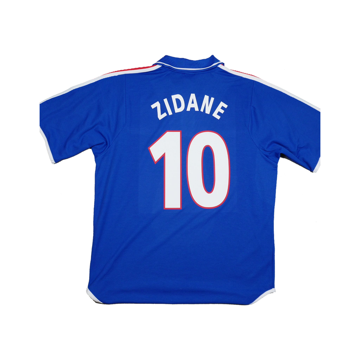 2000/2001 Frankriket Hjemme Zidane Fotballdrakt – (L) 8/10