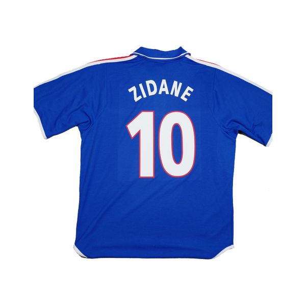 2000/2001 Frankriket Hjemme Zidane Fotballdrakt – (L) 8/10