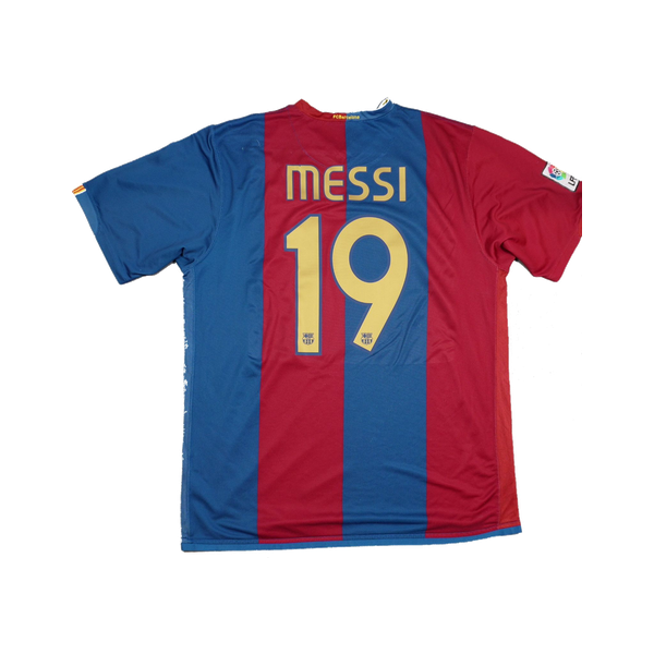 2006/2007 Barcelona Hjemme Messi Fotballdrakt – (XL) 7