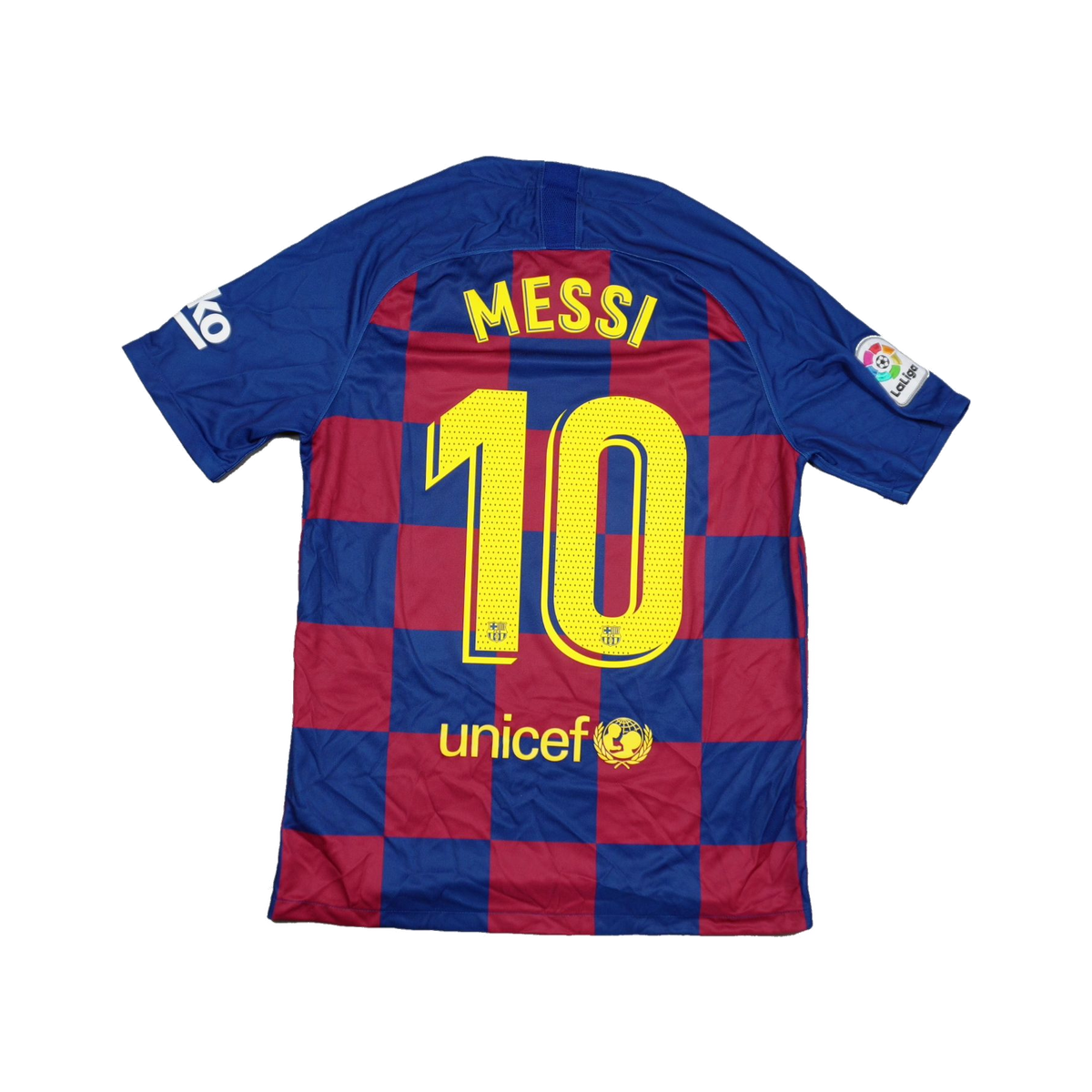 2019/2020 Barcelona Hjemme Messi Fotballdrakt – (M) 8/10