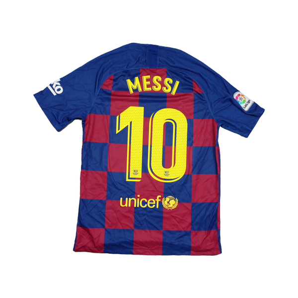 2019/2020 Barcelona Hjemme Messi Fotballdrakt – (M) 8/10