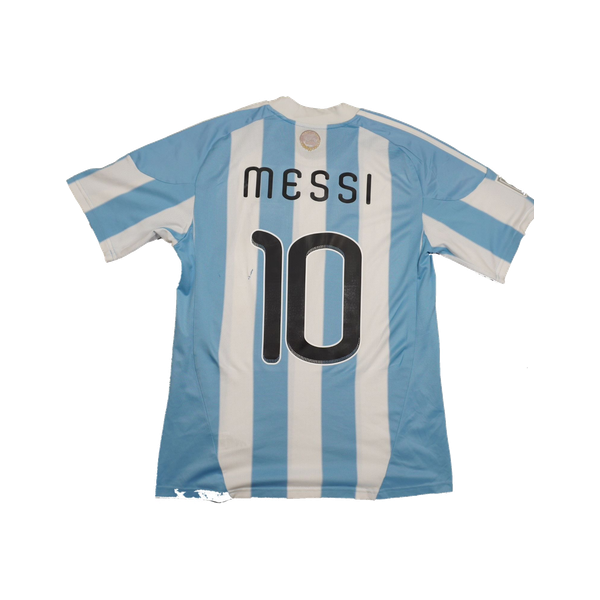 2010/2011 Argentina Hjemme Messi Fotballdrakt – (M) 7/10