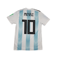 2018/2019 Argentina Hjemme Messi Fotballdrakt – (S) 8/10