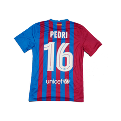 2021/2022 Barcelona Hjemme Pedri Liga Fotballdrakt – (S) 7/10