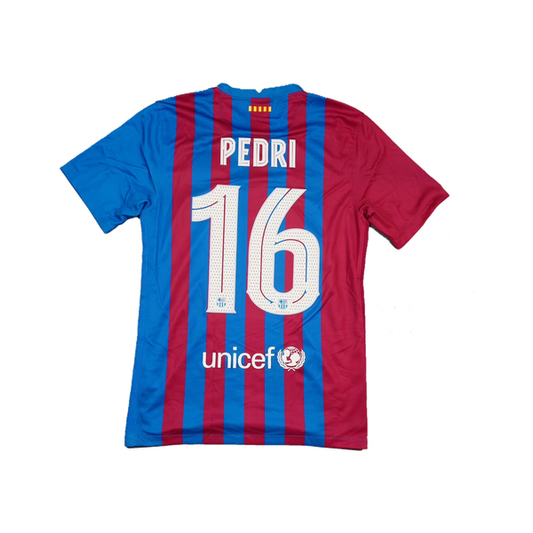 2021/2022 Barcelona Hjemme Pedri Liga Fotballdrakt – (S) 7/10