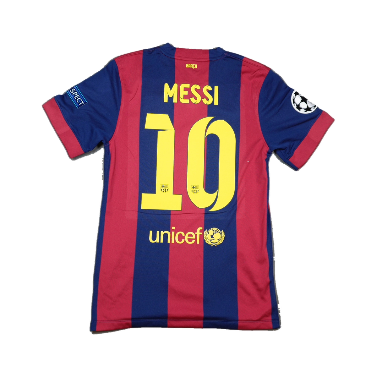 2014/2015 Barcelona Hjemme Messi Fotballdrakt – (S) 9/10