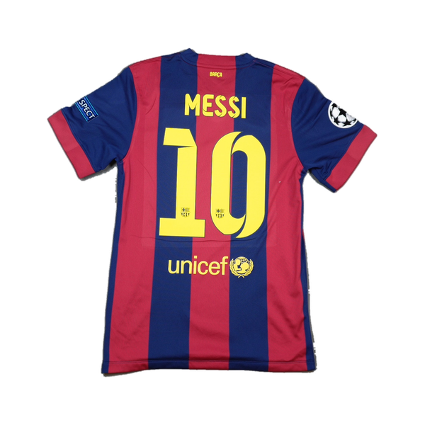 2014/2015 Barcelona Hjemme Messi Fotballdrakt – (S) 9/10