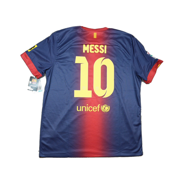 2012/2013 Barcelona Hjemme Messi Fotballdrakt – (XL) 10