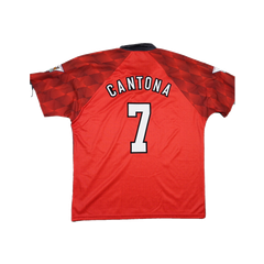 1996/1997 Manchester United Hjemme Cantona Fotballdrakt – (XL) 7