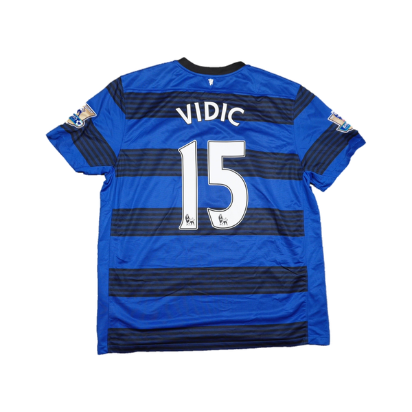 2011/2012 Manchester United Borte Vidic Fotballdrakt – (XXL) 8