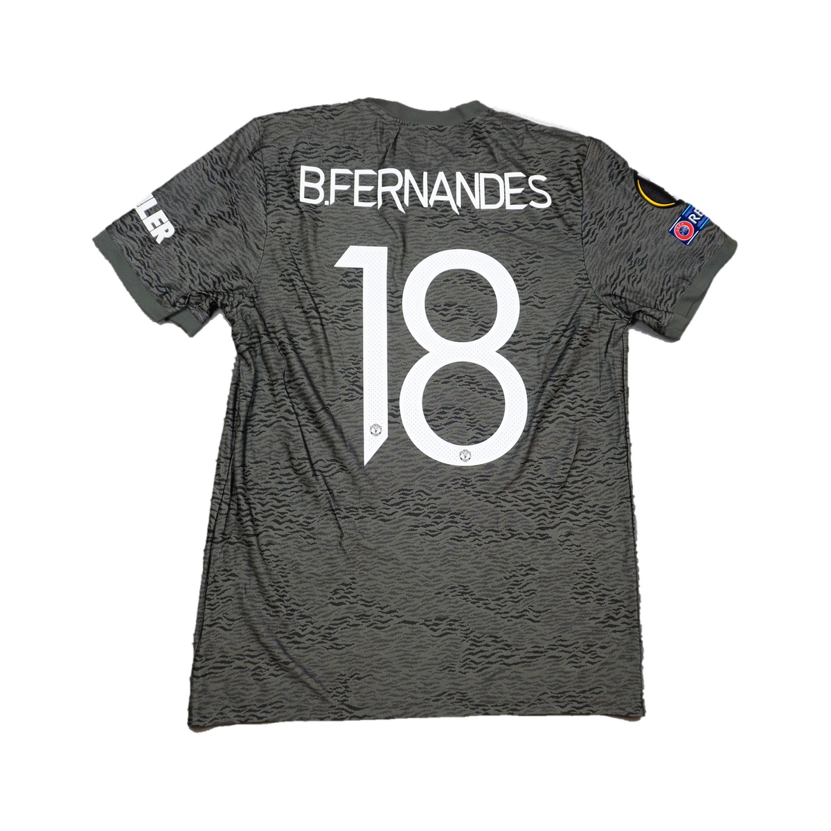 2020/2021 Manchester United Borte B.Fernandes Fotballdrakt – (L) 7