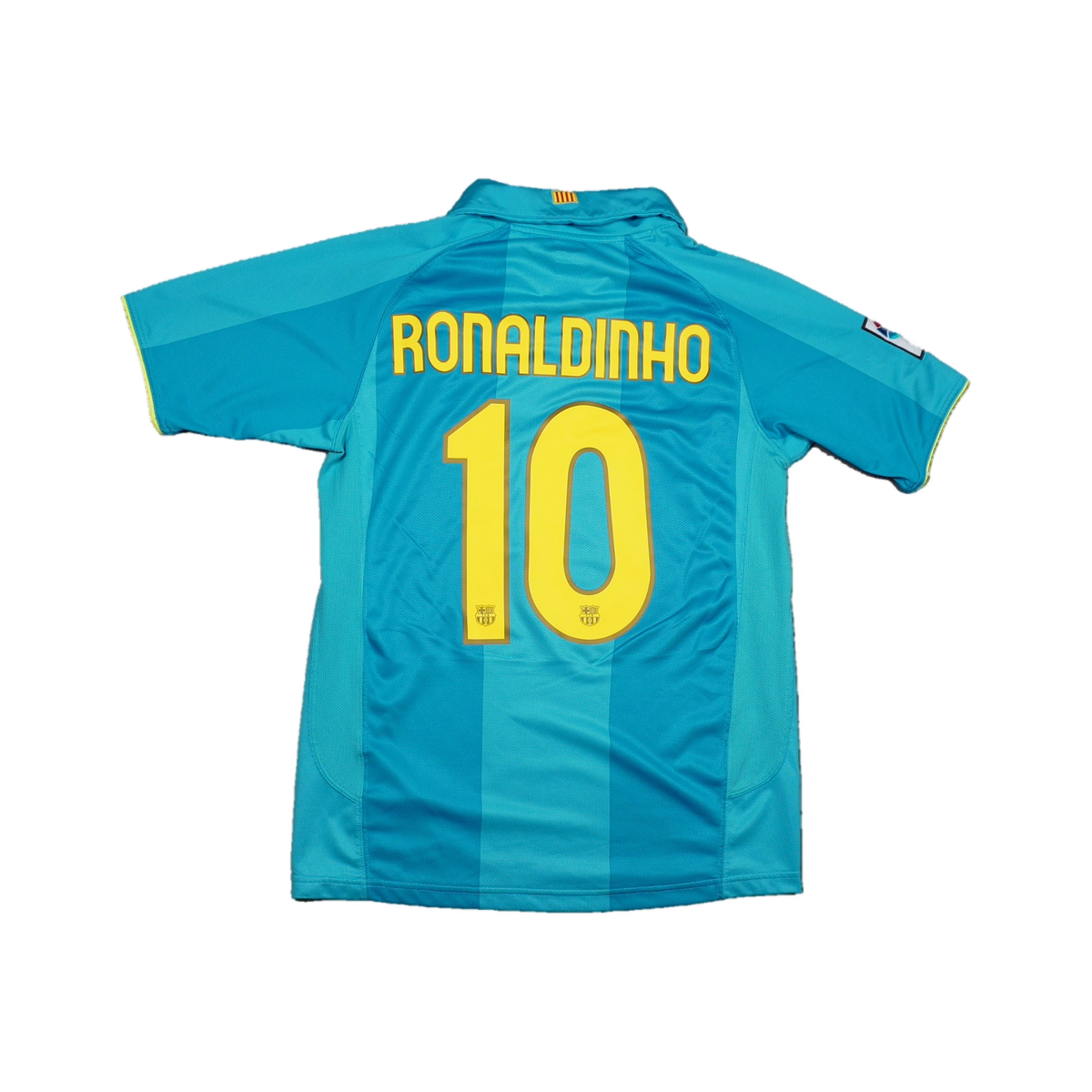 2007/2008 Barcelona Borte Ronaldinho Fotballdrakt – (S) 8/10