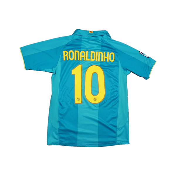 2007/2008 Barcelona Borte Ronaldinho Fotballdrakt – (S) 8/10