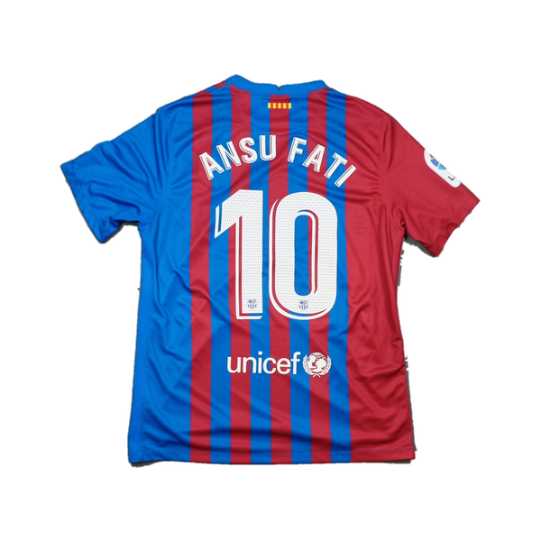 2021/2022 Barcelona Hjemme Ansu Liga Fotballdrakt – (L) 7
